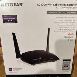 Netgear AC1200 Wi-Fi Cable Modem Router 