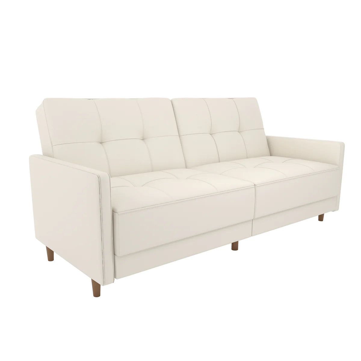 White Leather Sofa Sleeper