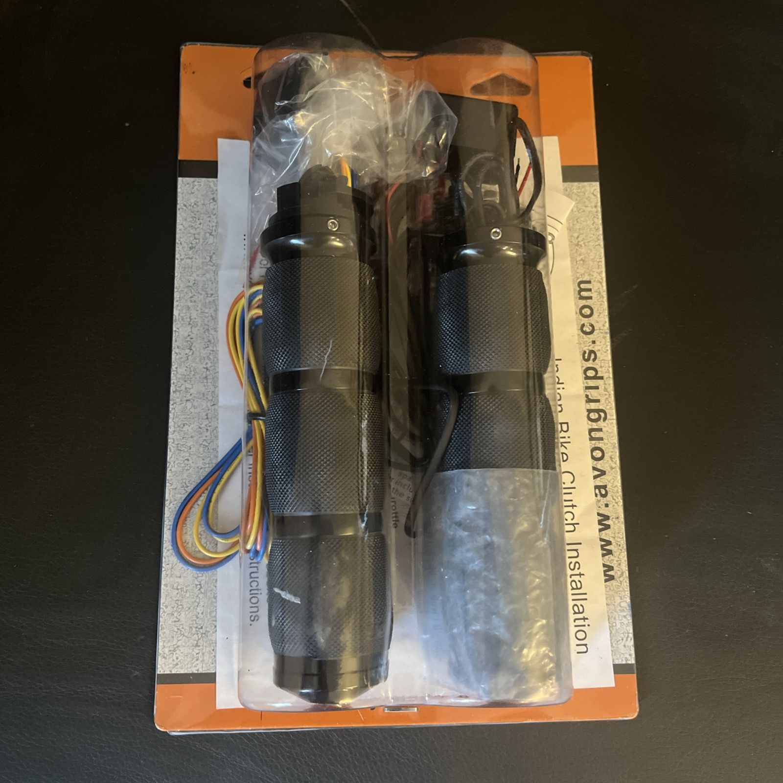 Heated grips for motorcycle Indian