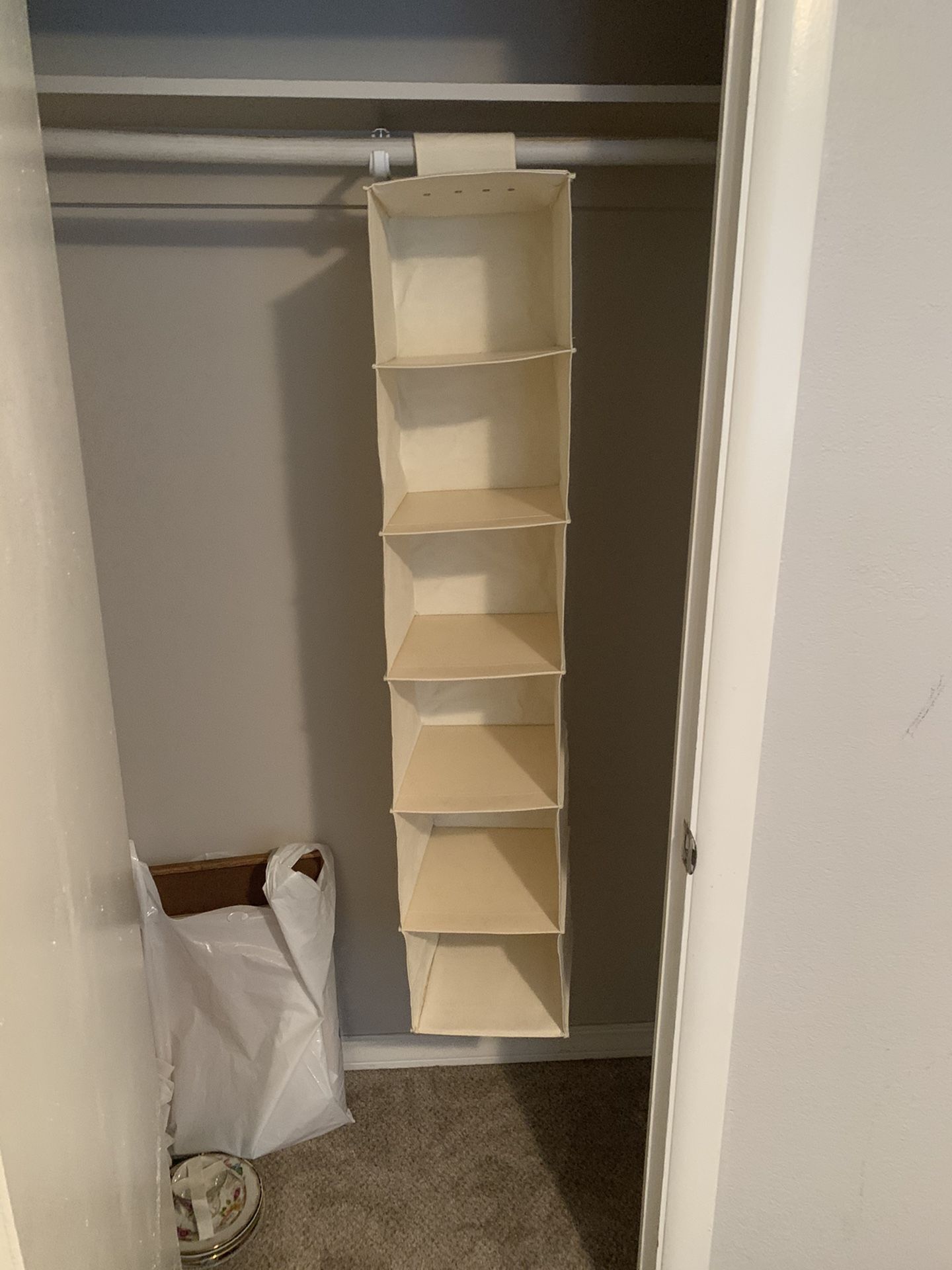 Hanging Closet Organizer! 6 levels.