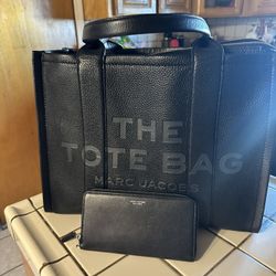 Marc Jacobs Large Tote Bag and Wallet $300 For Both