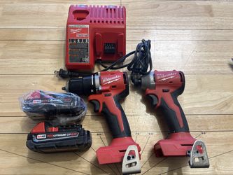 Milwaukee M18 Compact Brushless 2-Tool Combo Kit (3692-22CT) - Complete - With Box