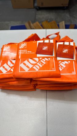 15 NEW HomeDepot Reusable shopping bags