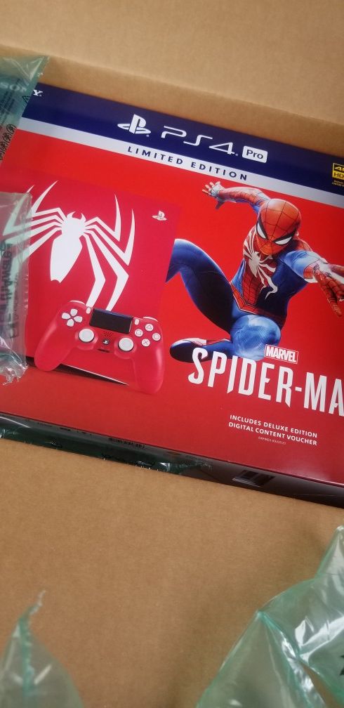 Marvel's Spider-Man PS4 Pro Limited Deluxe Edition Bundle!!!!