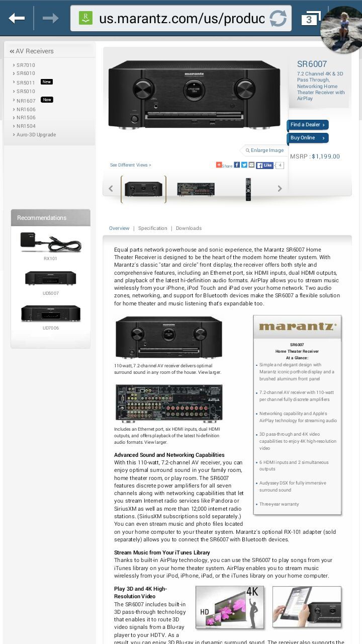 Marantz sr6007