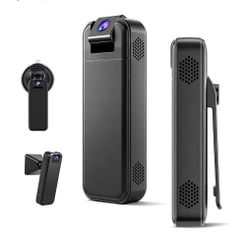 WiFi Mini Body Camera with Audio & Video Recording Small POV Cam 1080P Wearable Personal Portable Cameras Recorder DV Night Version Camcorder for Secu