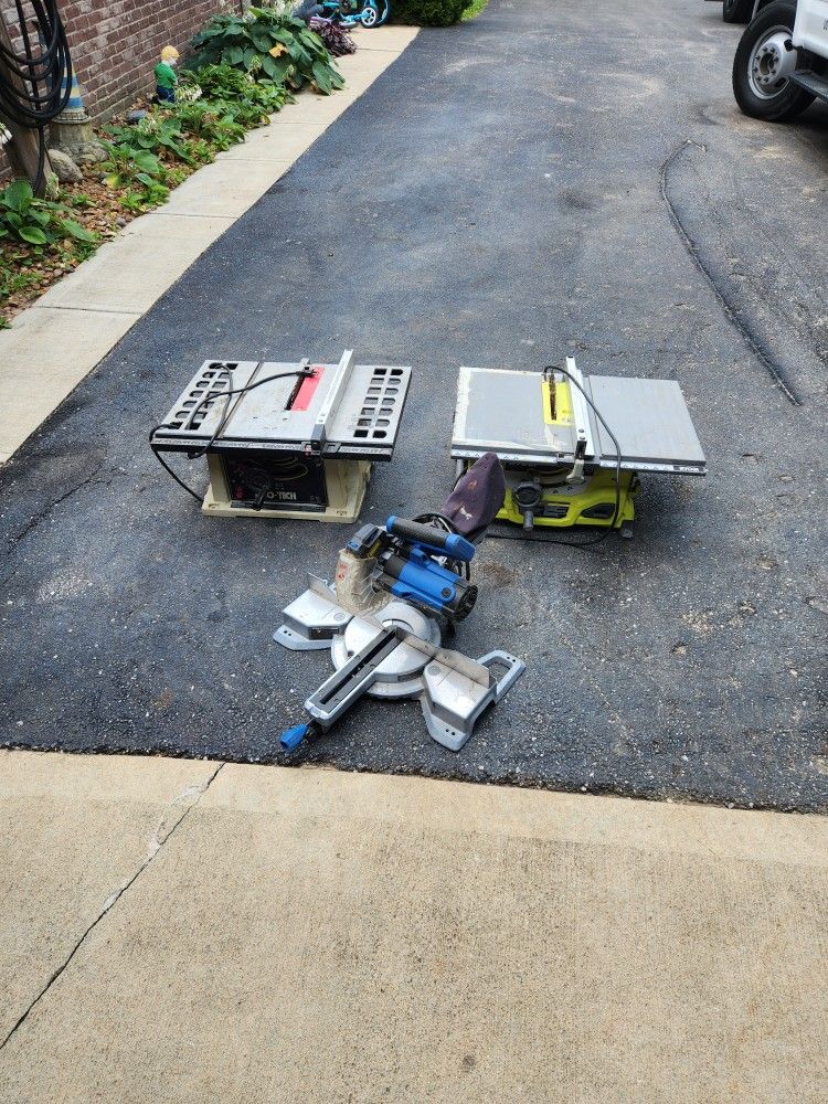 Table Saws/miter Saw