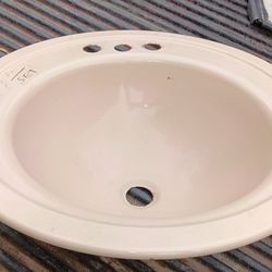 Tan Vintage Sink 