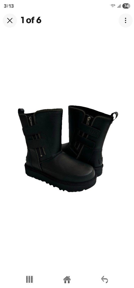 Ugg Moto Boot Short Size 9