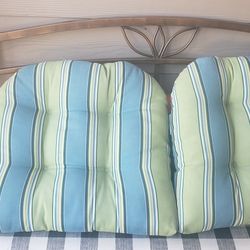 2 - Large Outdoor Chair Seat Cushions