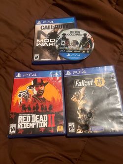 PS4 Games Bundle – Lot of 4