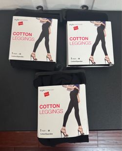 Hanes Cotton Leggings Size Medium 8-10 Marble Heather Footless just $8 each or $20 for all