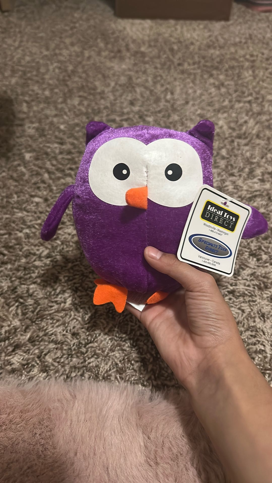 Lil Owl Stuffy, Purple