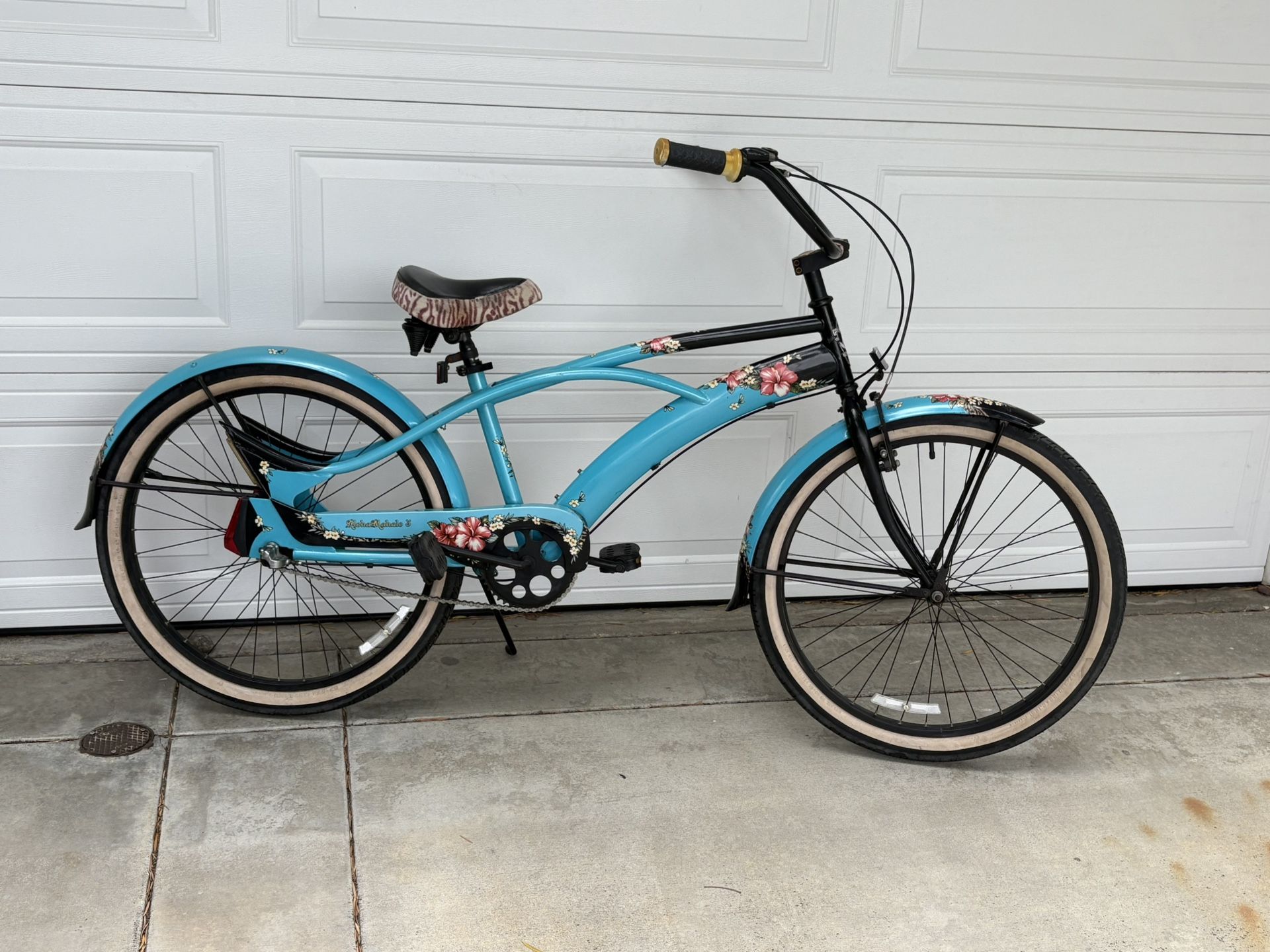 Super Unique 3 Speed Phat Cycles 26” Beach Cruiser Bike