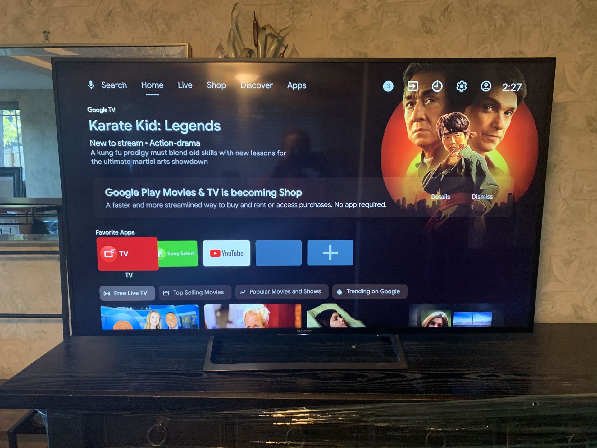 56 Inch Sony Smart TV