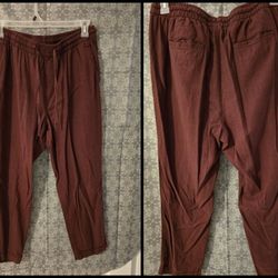 Old Navy Linen Pants Size Large 