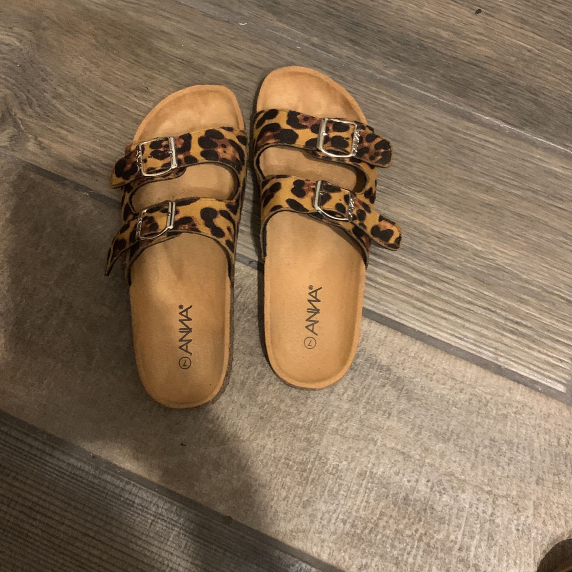 Leopard Sandals 