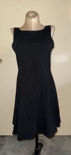 Brand new + tags Women’s Victorias Secret black Dress/ Sleeveless Open Back (size large)