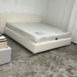 King Size Storage Bed Frame Floor Model Sale!