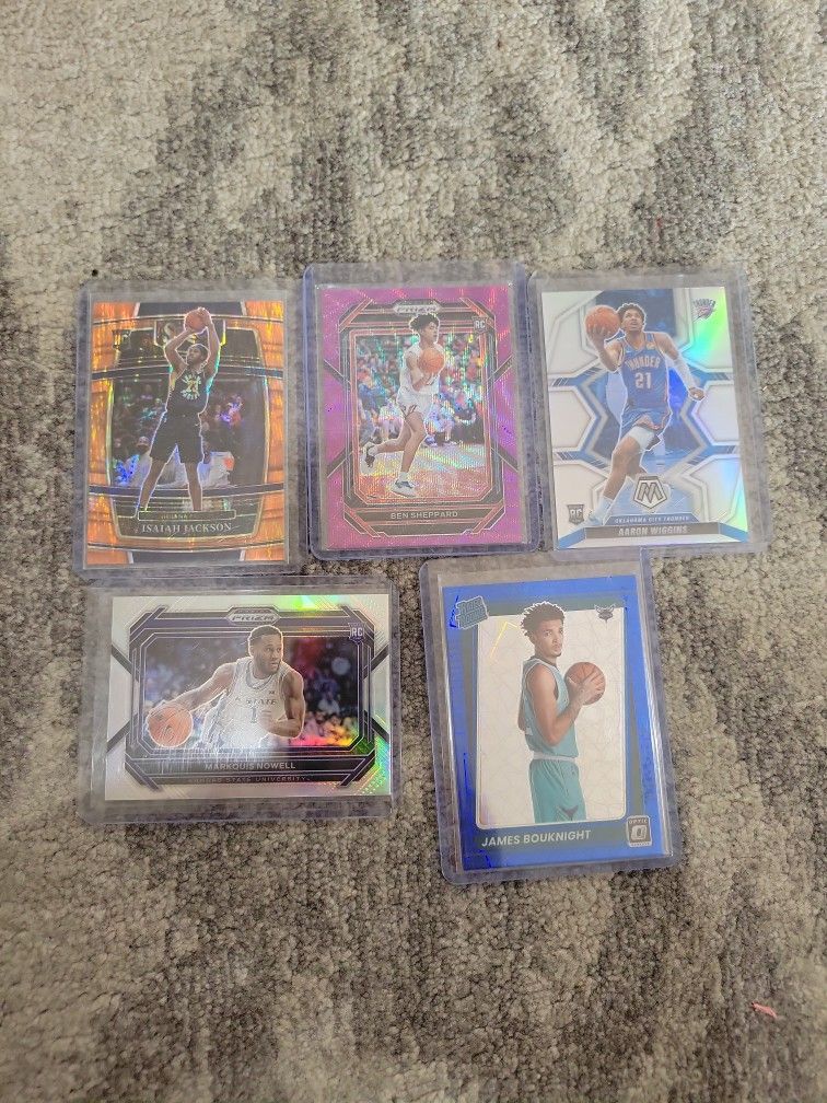 Basketball Silver Prizm Rookie Card Lot