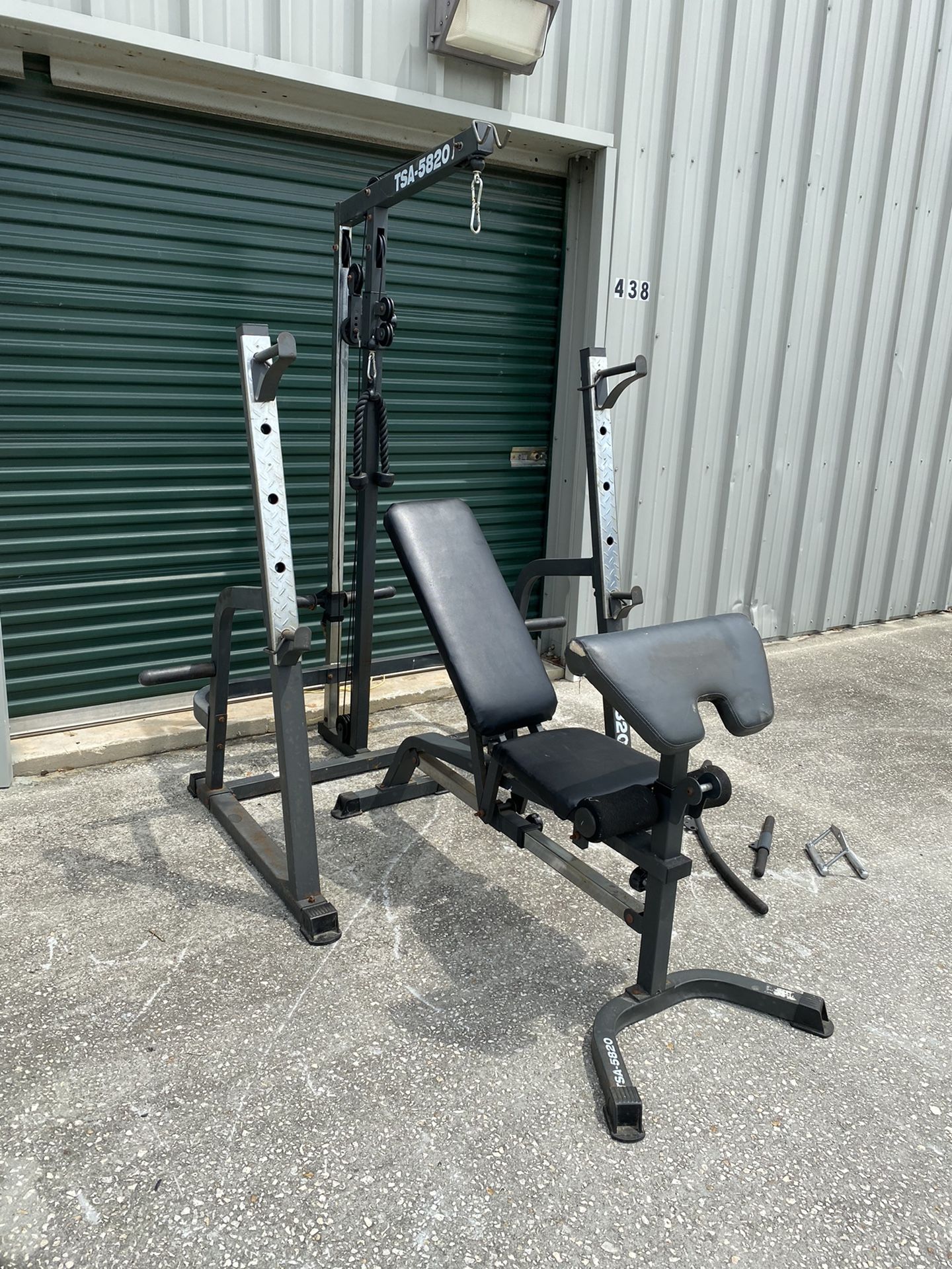 Tsa 5820 weight bench sales