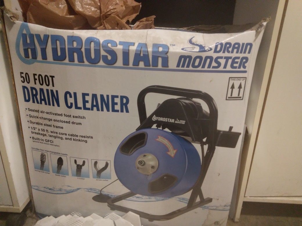 Hydrostar Drain Monster 50ft Drain Cleaner