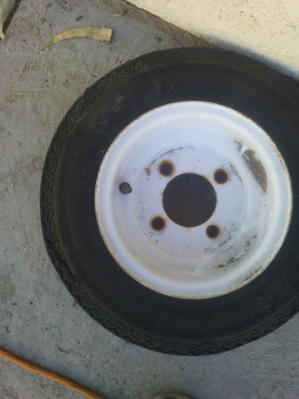 4 Lug Trailer Tires
 - Trailer Tire 4 Lug 4 80 8 Hi Run Spare Tire New With Rim 5 Lugs 8 Inch Rim 4x80x8 For Sale In Ontario Ca Offerup