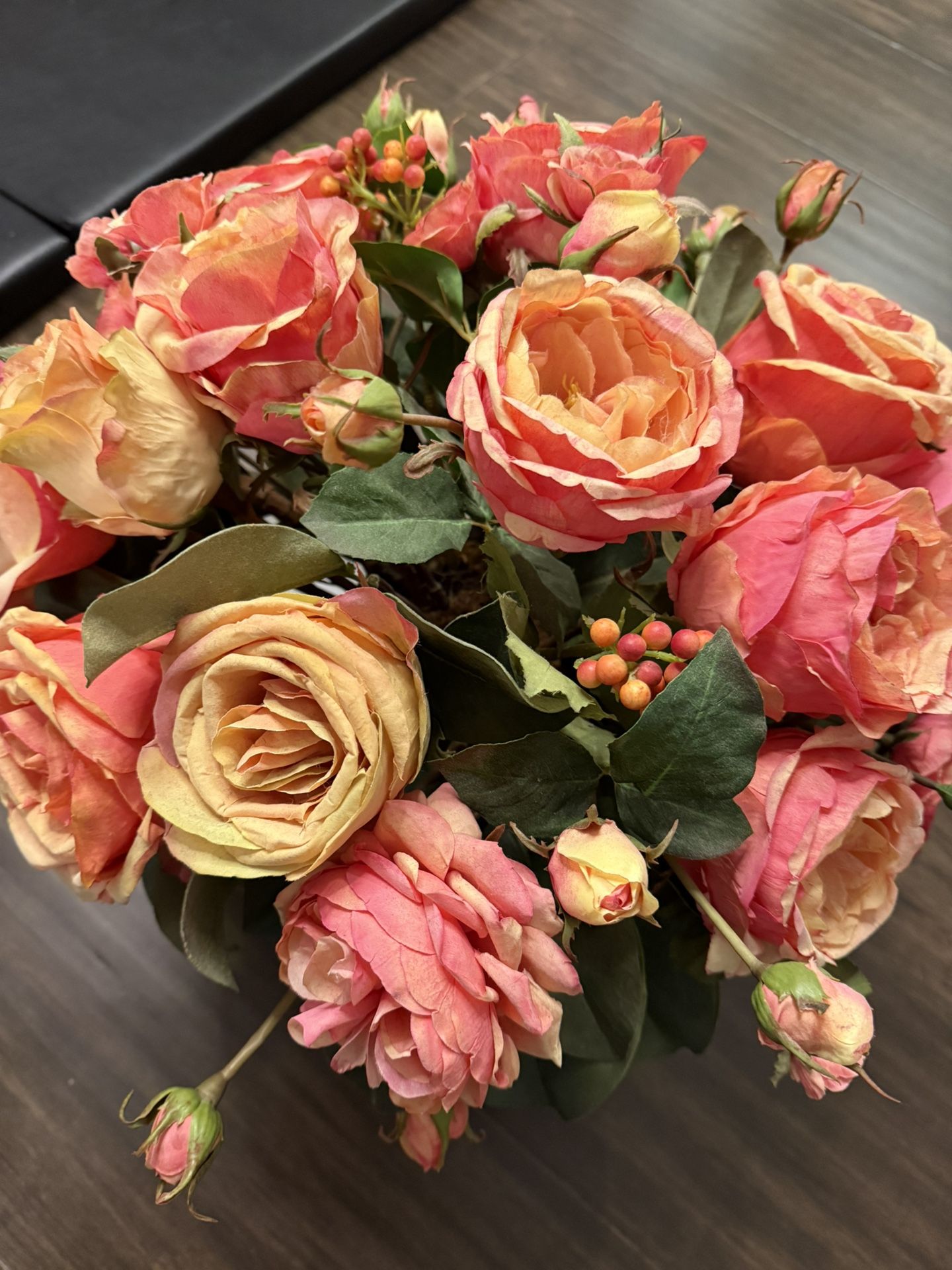 Artificial flower with vase