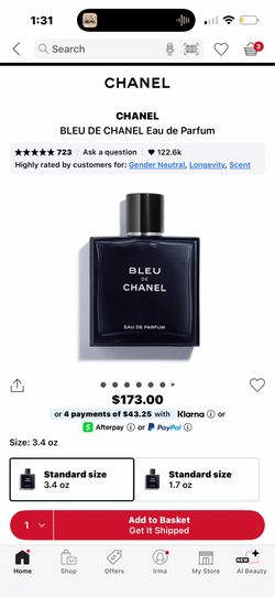 Men chanel cologne