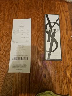 Ysl myslf new unopened cologne with receipt