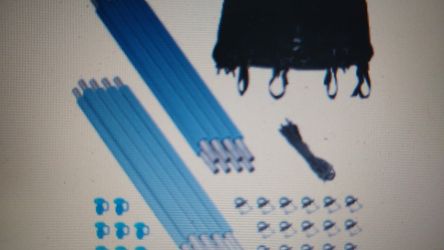 Enclosure Set, to Fit 14 Ft. Round Frames, for 4 or 8 W-Shaped Legs