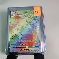 Stonjourner VMAX #205/202 Rainbow Rare – Sword & Shield, Like New