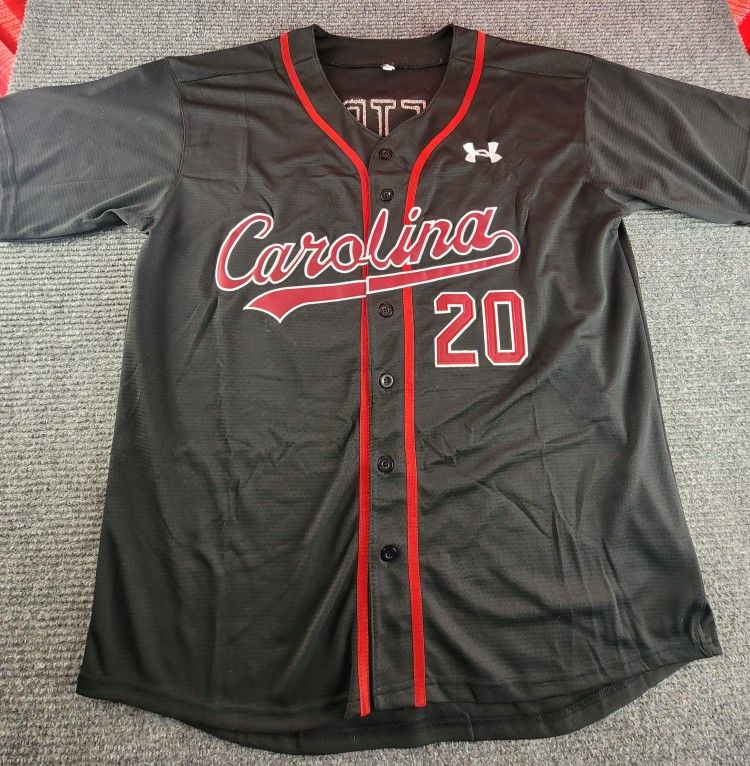 South Carolina Gamecocks Black Ethan Petry Baseball Jersey New Large XL