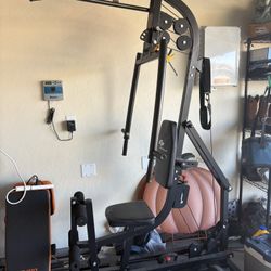 Goplus Multifunctional Trainer Home Gym Station Workout Machine for Total Body Training Max Load 330LBS