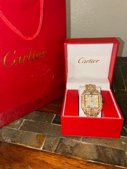 gold moissanite watch