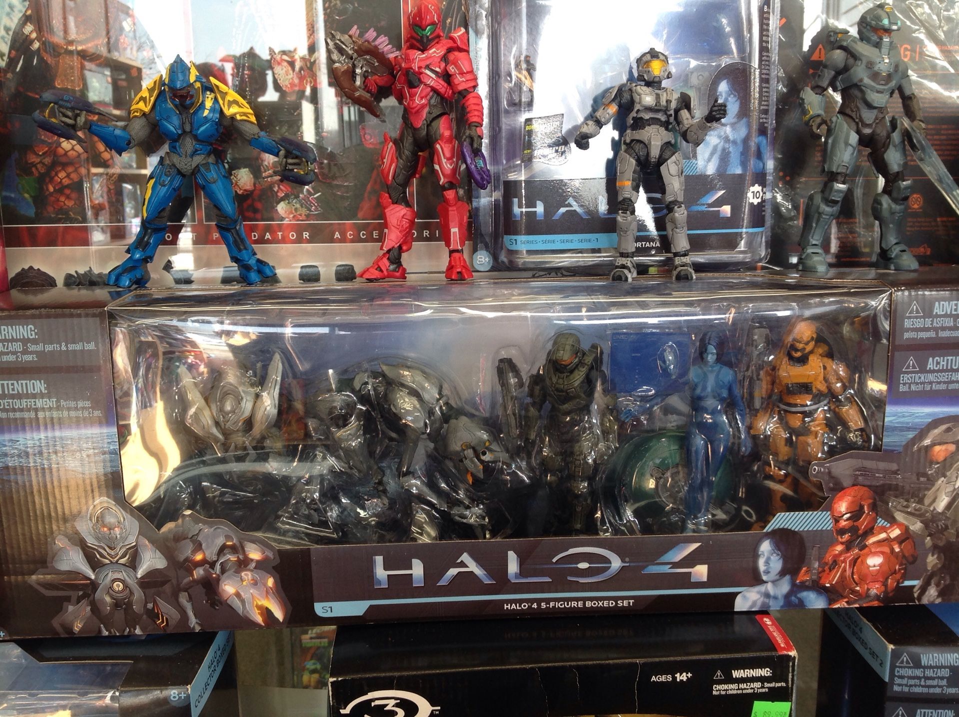 Halo 4 5 figure boxed set