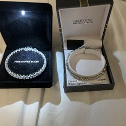 Lab Created Sapphire Bracelets 