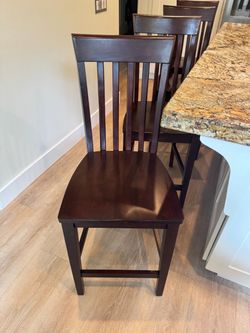 Solid Wood Counter Stools