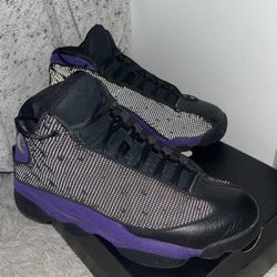 Jordan 13 Retro Black And Purple 