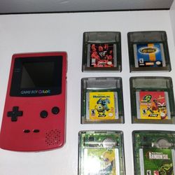 Gameboy Color Games Game Boy Nintendo Mobile Gaming Console Unit Gbc 
