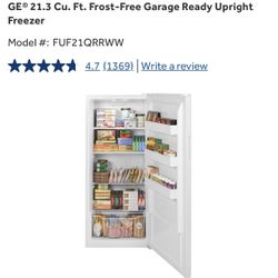 Large Upright Freezer 
