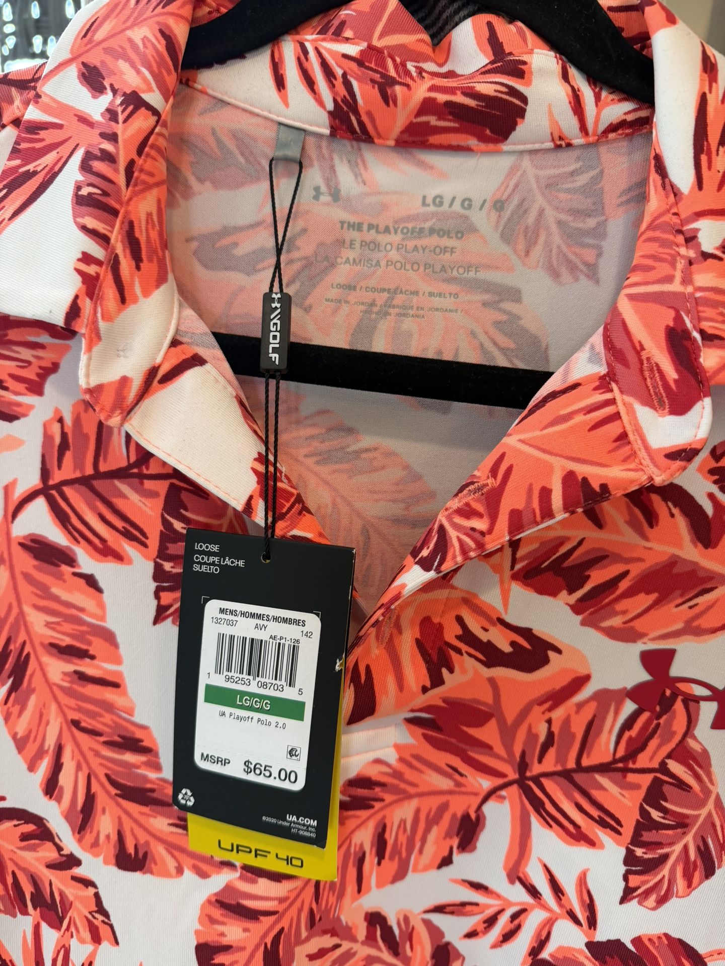 Under Armour Golf Polo Large New