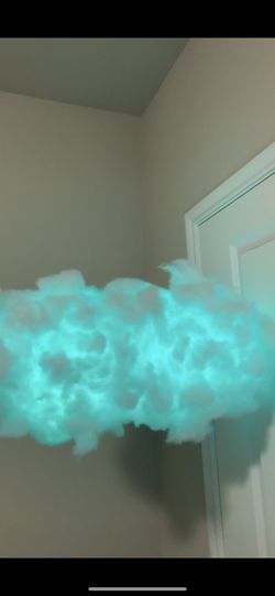 Colorful light up cloud