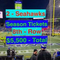 Seahawks Season Tickets 49ers Vikings Saints Rams