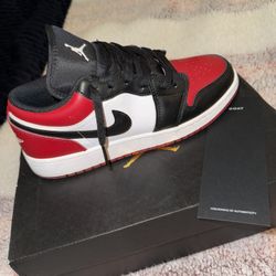 Jordan 1 Low Bred Toe