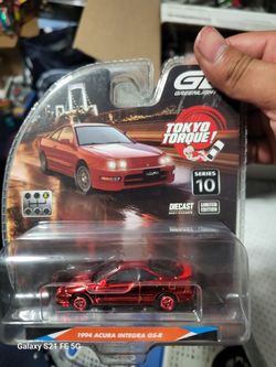 Greenlight Acura Integra red chase