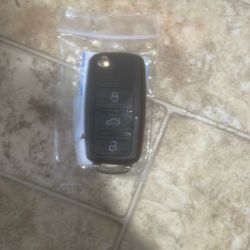 New Uncut VW Key fob Replacement 