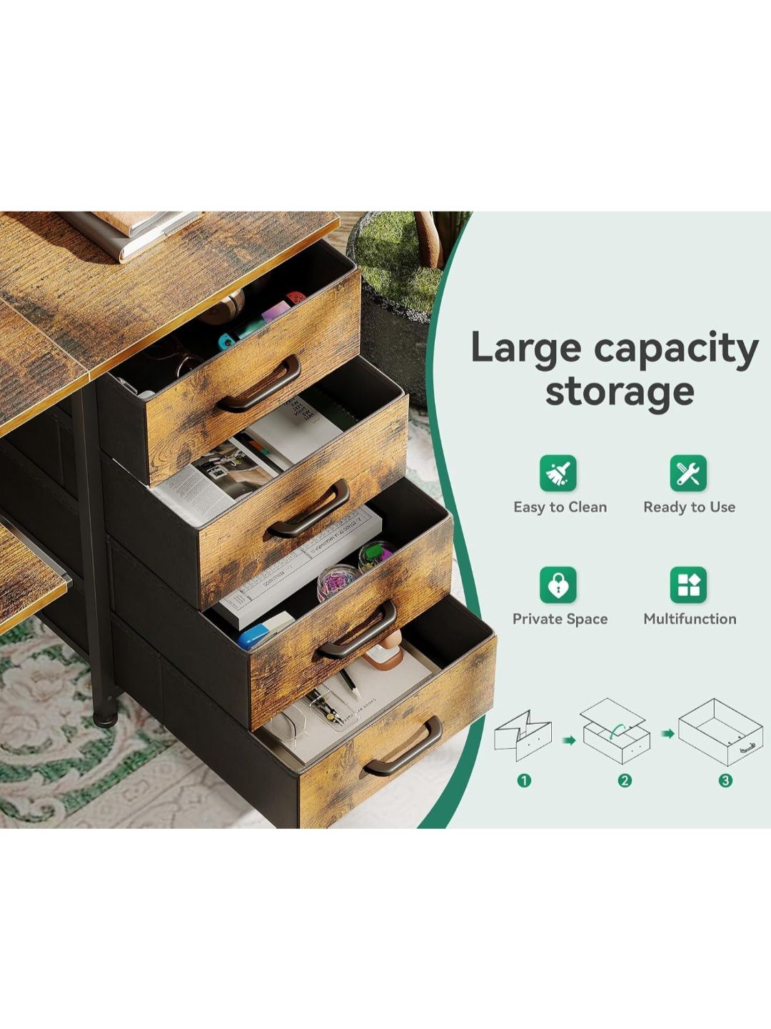 F486 $130 AODK 63 Inch Computer Desk