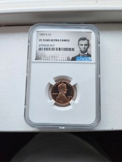 1997 S 1cent PF 70 Rd Ultra cameo