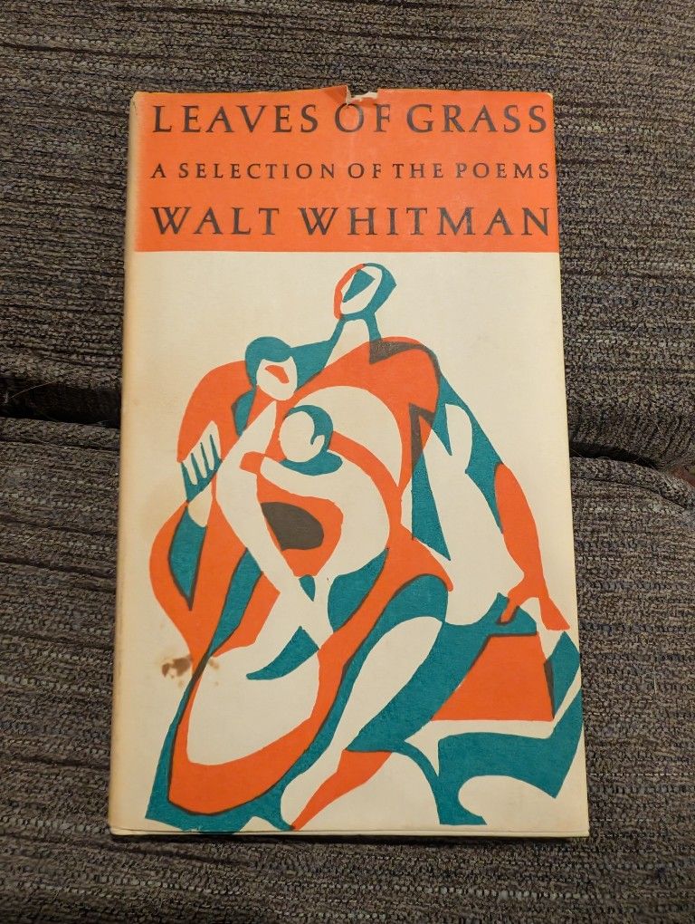 Leaves of Grass A Selection of the Poems Walt Whitman 1968 HC/DJ 1st Ed.